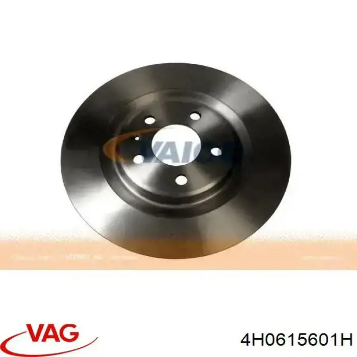 Disco de freno trasero 4H0615601H VAG