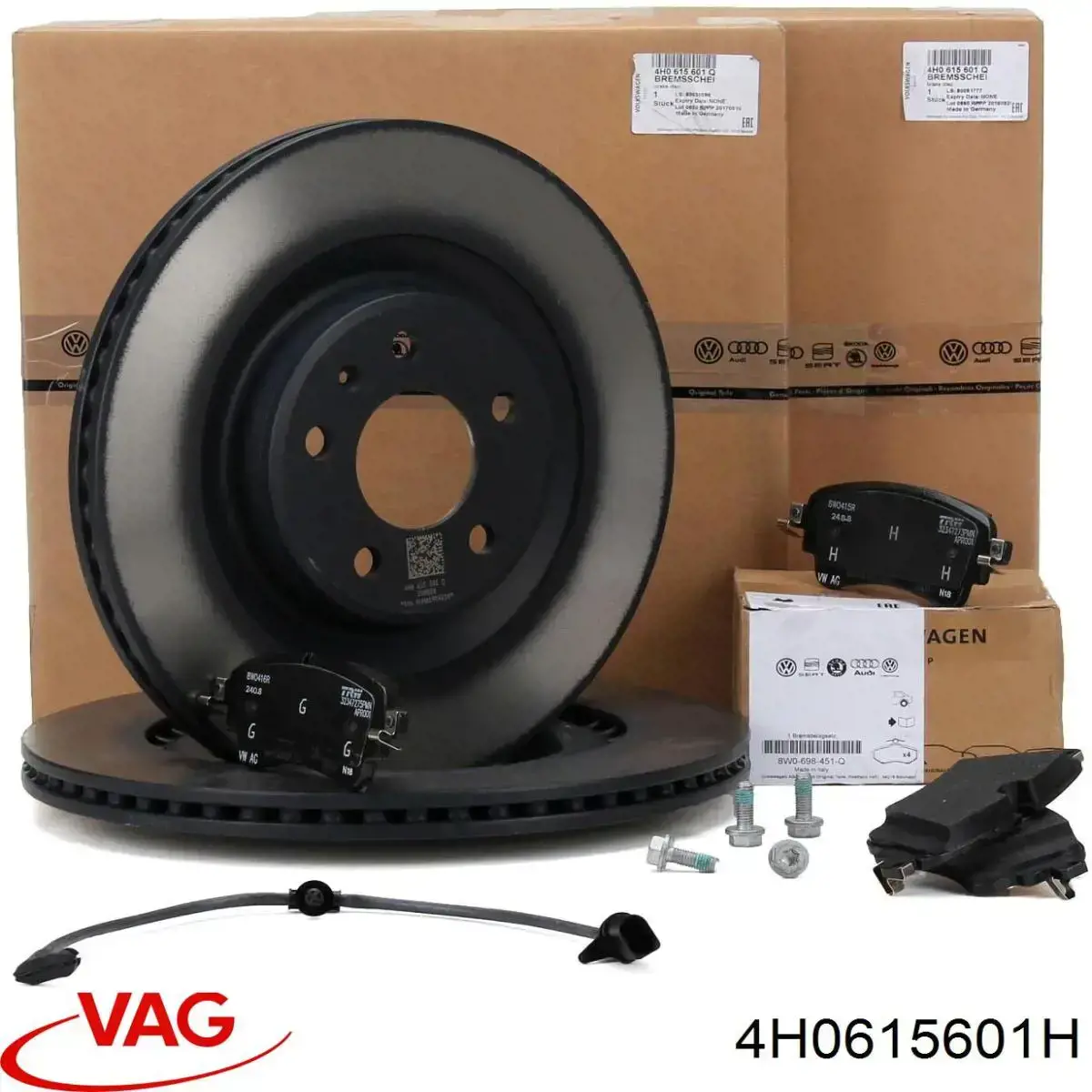 Comprar 4H0615601H VAG Disco de freno trasero