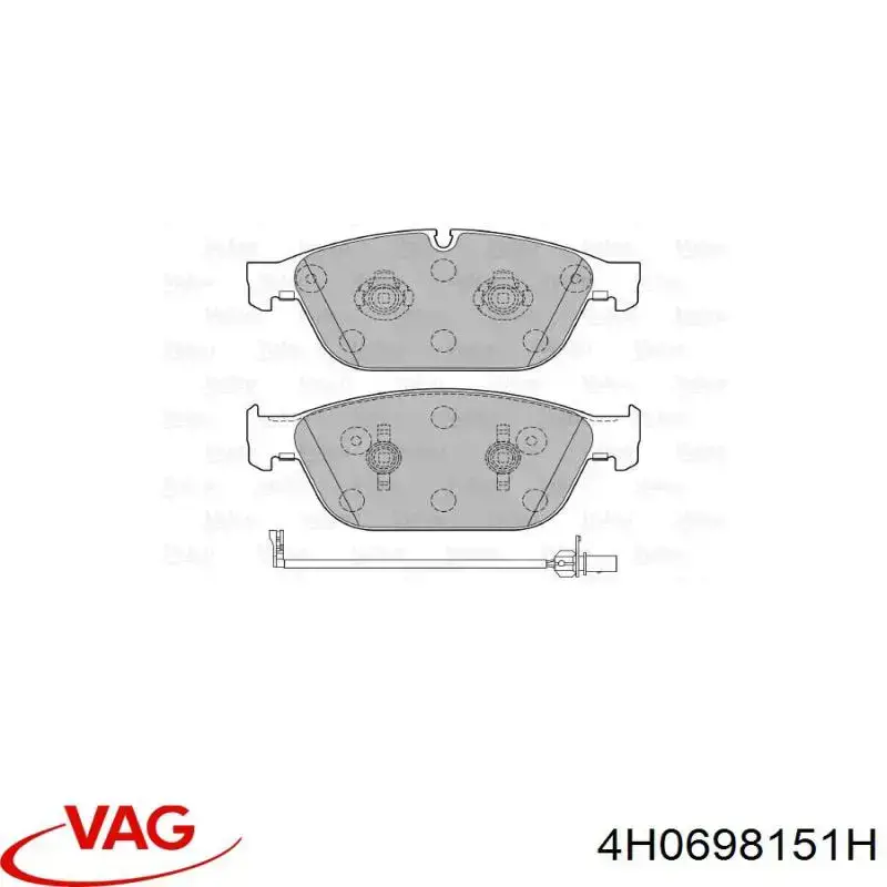 Pastillas de freno 4H0698151H VAG