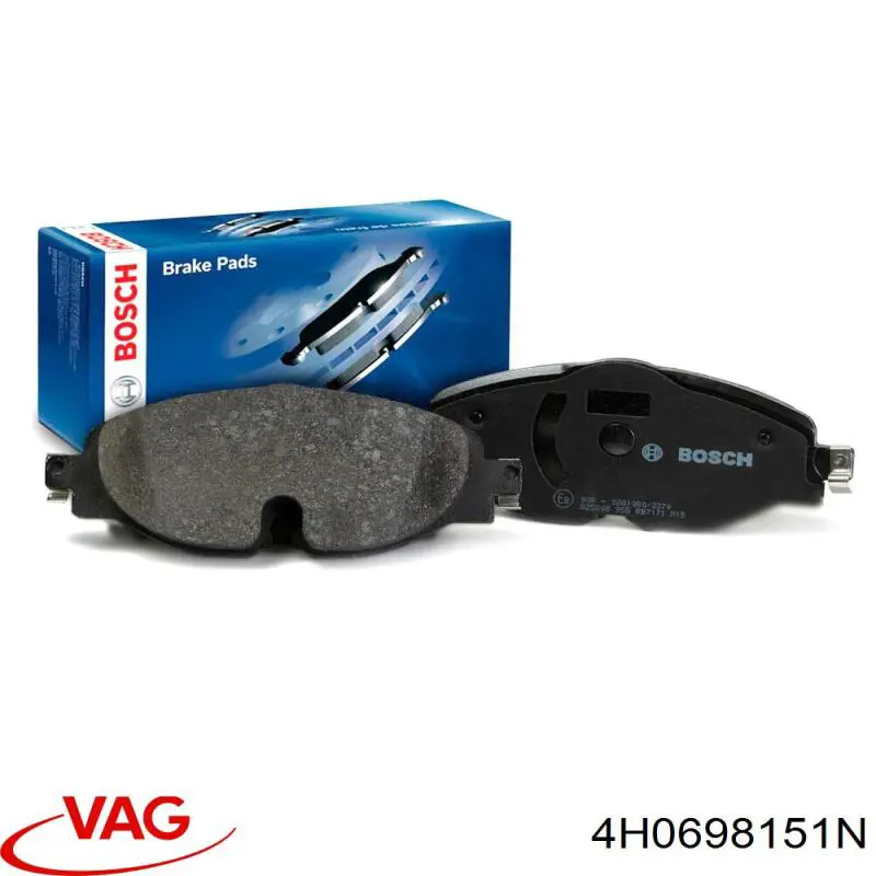 4H0698151N VAG Pastillas delanteras