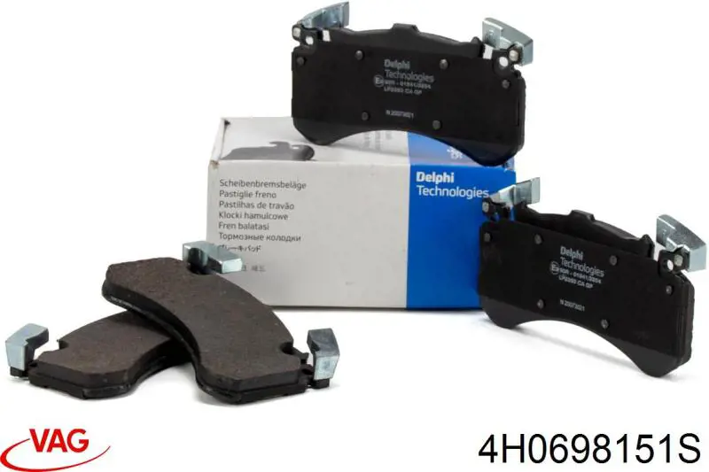Pastillas freno delanteras VAG 4H0698151S precio, desde 61,61 EUR