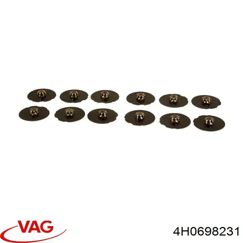 Chapa antirruido de fijación de la pastilla de freno delantera VAG 4H0698231 precio, desde 136,40 EUR