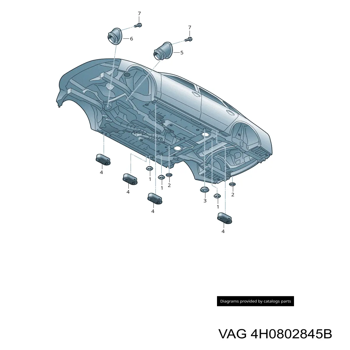  VAG 4H0802845B