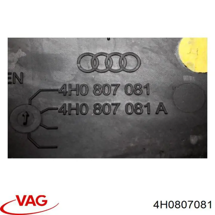 Cubierta del panel frontal (Calibrador De Radiador) Superior para Audi A8 (4H_)