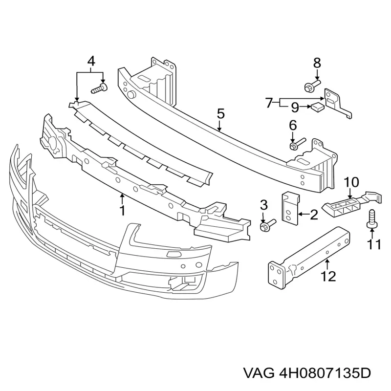  VAG 4H0807135D precio, desde 14,98 EUR