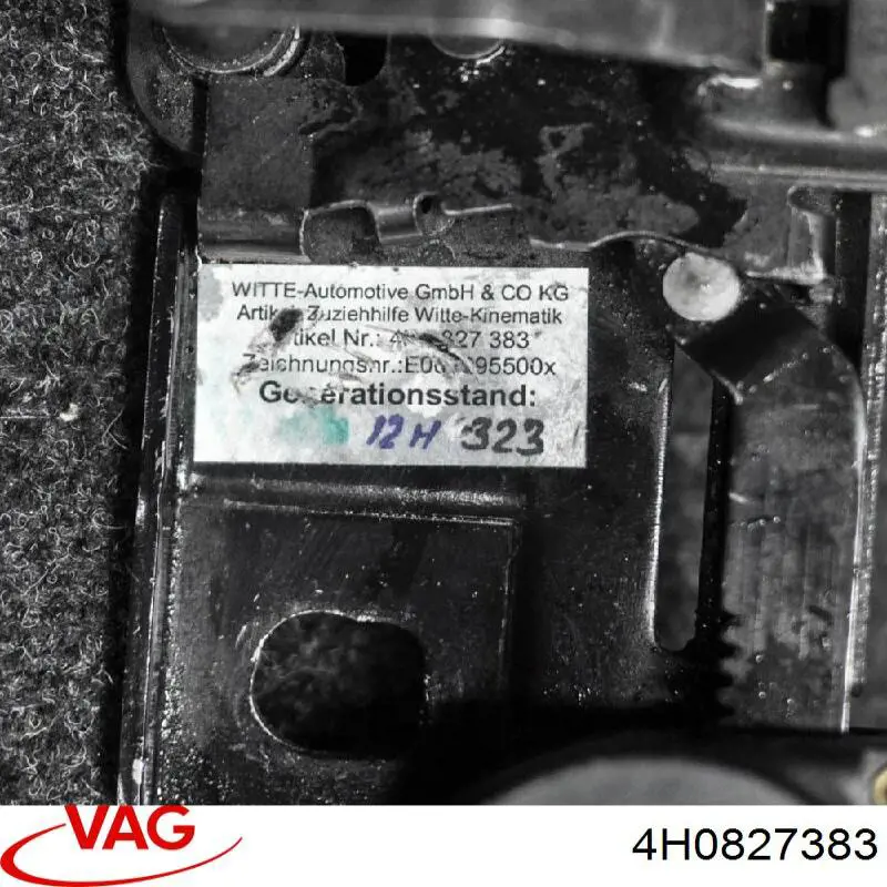 Pieza de cierre de la cerradura del portón trasero VAG 4H0827383 precio, desde 85,67 EUR