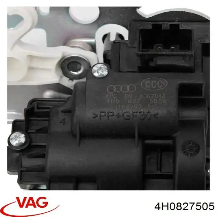 Cerradura de puerta trasera VAG 4H0827505