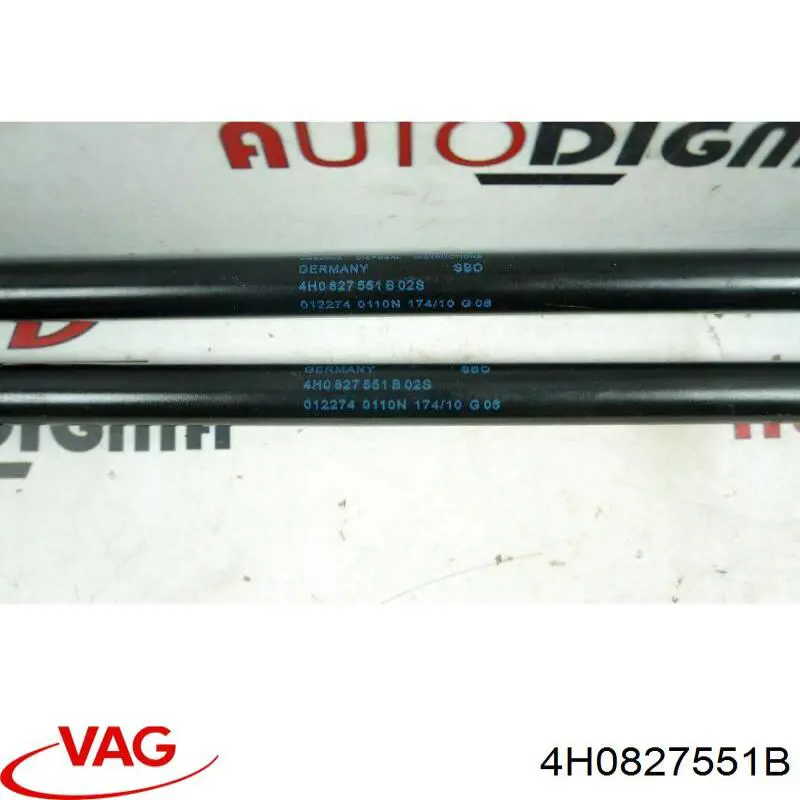 Muelle neumatico maletero Febi 47103