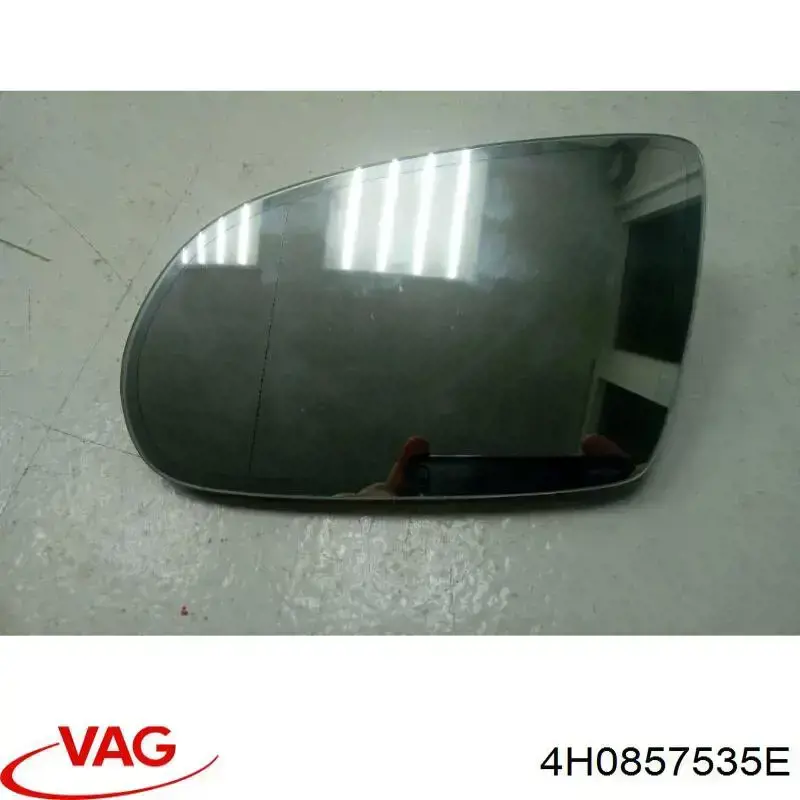 Cristal de espejo retrovisor exterior izquierdo VAG 4H0857535E precio, desde 643,22 EUR