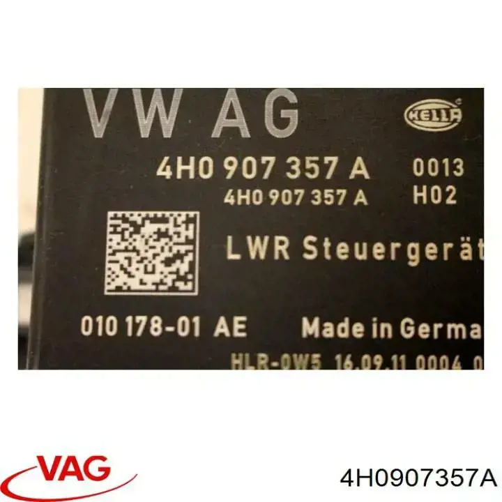 Módulo de control de iluminación adaptativa (ECU) 4H0907357A VAG