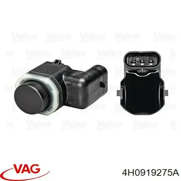Sensor de estacionamiento delantero/trasero central VAG 4H0919275A precio, desde 26,95 EUR
