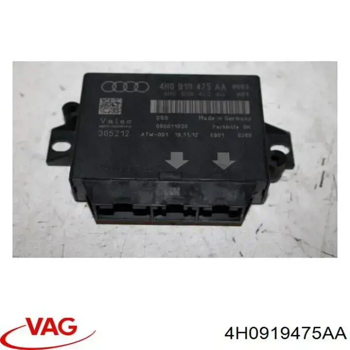 4H0919475AA VAG Módulo de control del asistente de aparcamiento