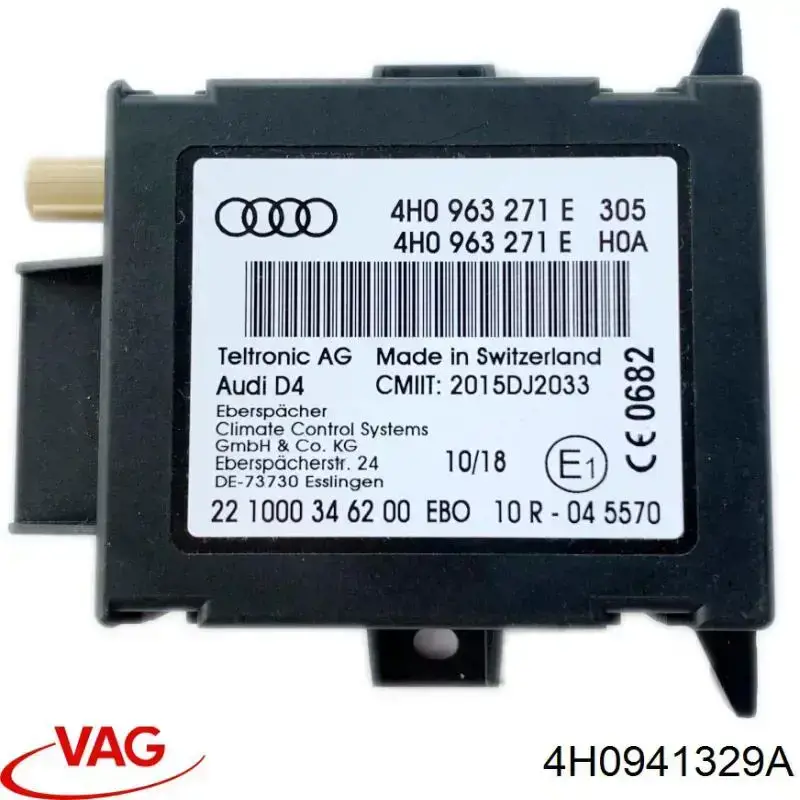 Comprar 4H0941329A VAG Módulo de control de iluminación adaptativa (ECU)