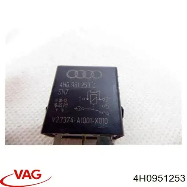 Relé de bomba eléctrica de combustible 4H0951253 VAG