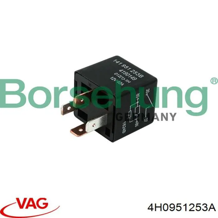 Relé, ventilador de habitáculo Audi Q7 4MB, 4MG, 4MQ