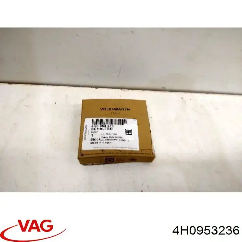 Cerradura de capó VAG 4H0953236 precio, desde 43,25 EUR