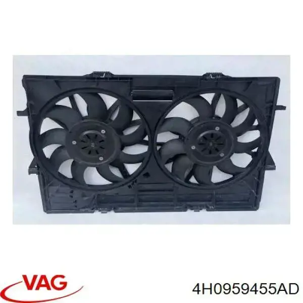 4H0959455AD VAG rodete ventilador, refrigeración de motor izquierdo