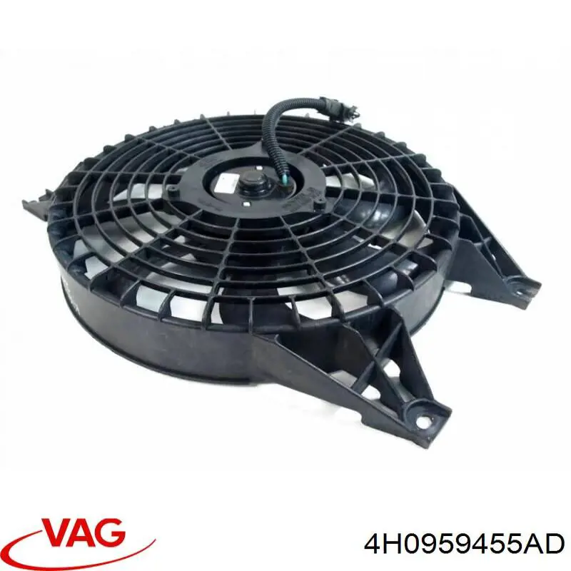 4H0959455AD VAG Ventilador eléctrico de refrigeración completo izquierdo (motor y hélice)