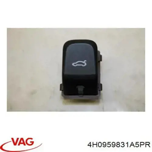 4H0959831A5PR VAG botón, interruptor, tapa de maletero.