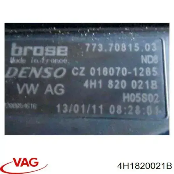 4H1820021B VAG motor eléctrico, ventilador habitáculo