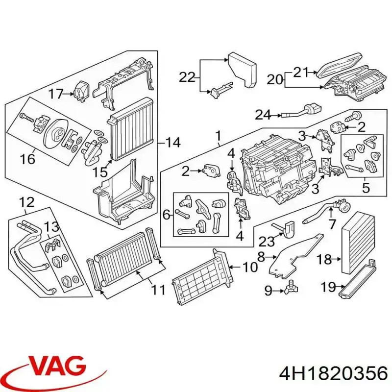  VAG 4H1820356 precio, desde 619,42 EUR