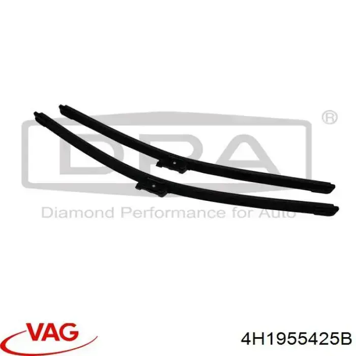 Escobilla del limpiaparabrisas del lado del conductor VAG 4H1955425B precio, desde 11,36 EUR