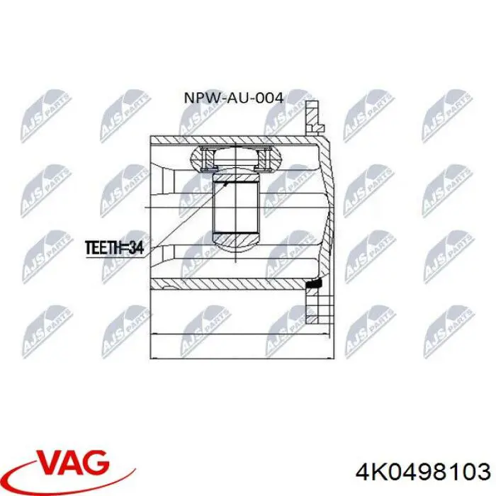  VAG 4K0498103 precio, desde 732,13 EUR