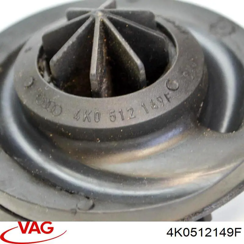 Aislador de resorte trasero superior 4K0512149F VAG