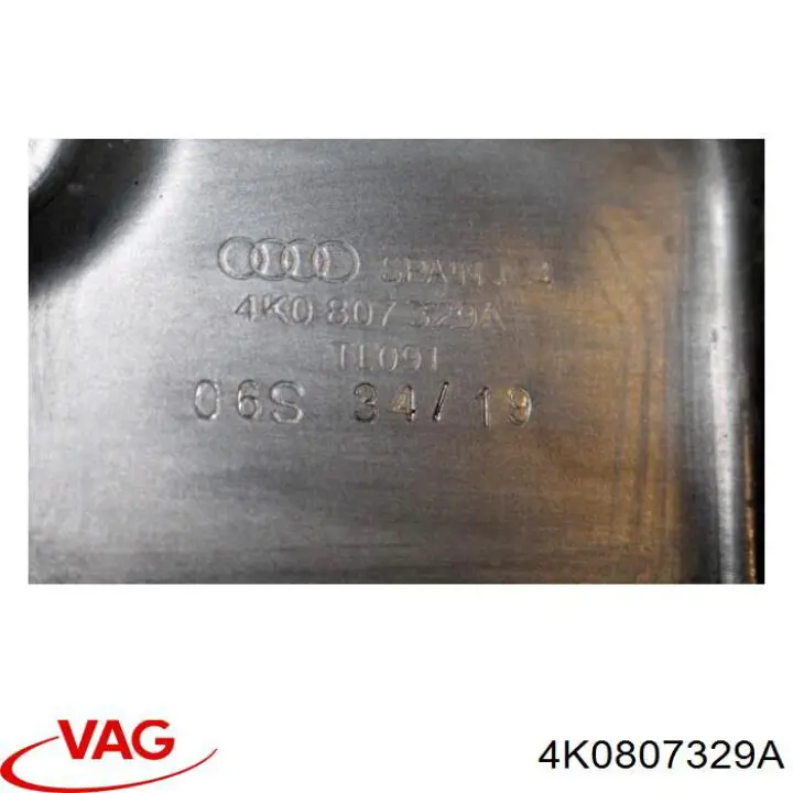 Comprar 4K0807329A VAG Soporte central del parachoques trasero