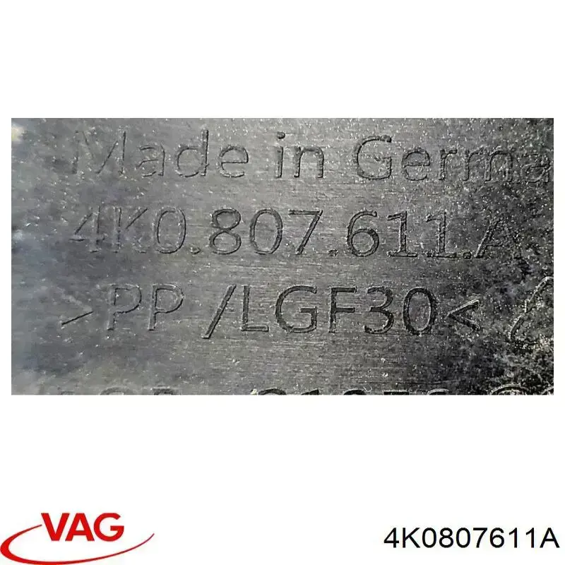 Cubierta, parachoques delantero VAG 4K0807611A precio, desde 91,54 EUR