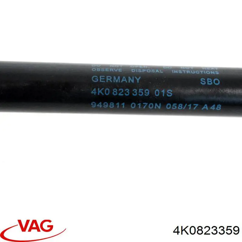 Muelle neumático, tapa delantera VAG 4K0823359A precio, desde 17,70 EUR