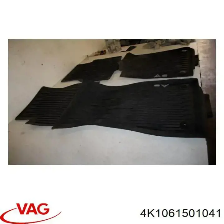 Juego de alfombrillas delanteras, 2 piezas 4K1061501041 VAG