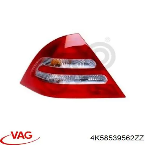 Comprar 4K58539562ZZ VAG Moldura de la tapa del maletero