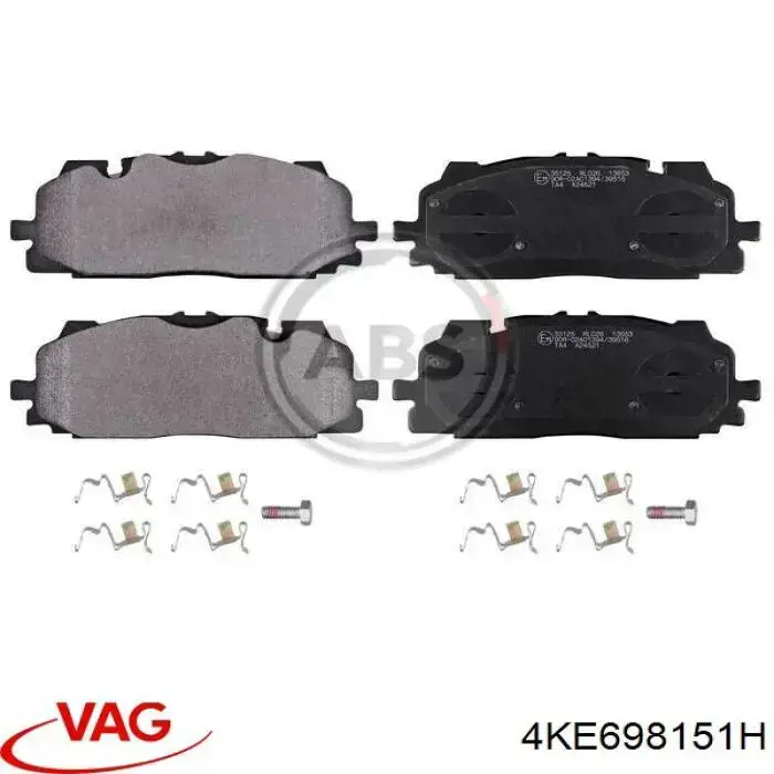 Pastillas freno delanteras VAG 4KE698151H precio, desde 55,66 EUR