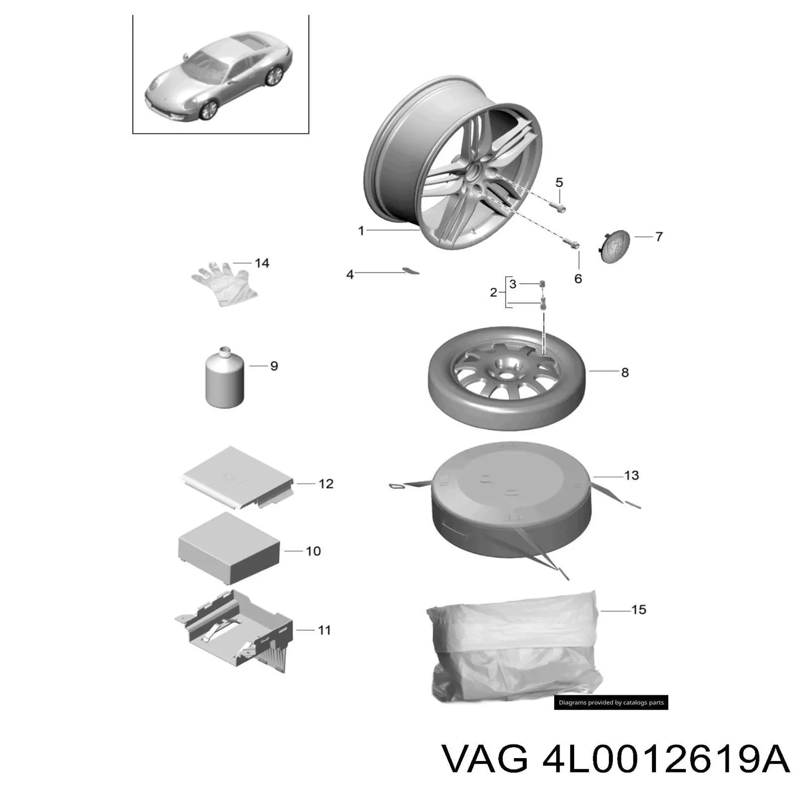 Comprar 9A701261902 VAG Sellador de neumáticos