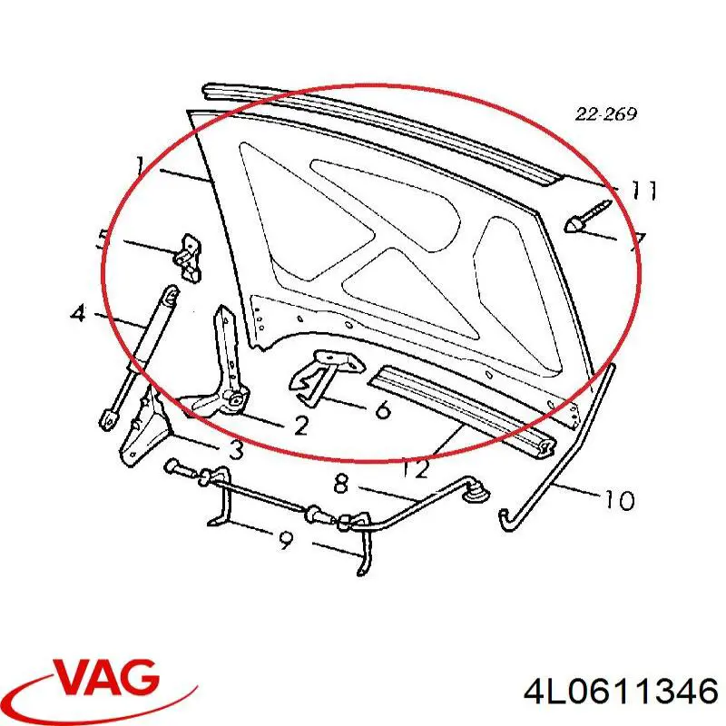 4L0611346 VAG