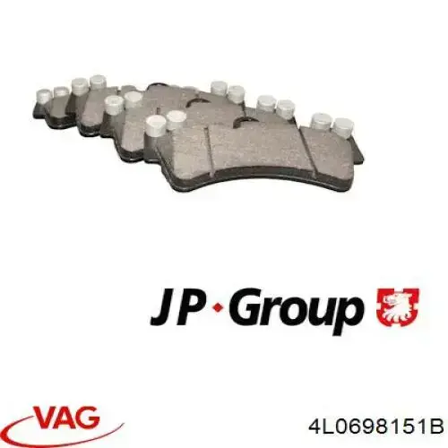 Pastillas freno delanteras VAG 4L0698151B precio, desde 55,89 EUR
