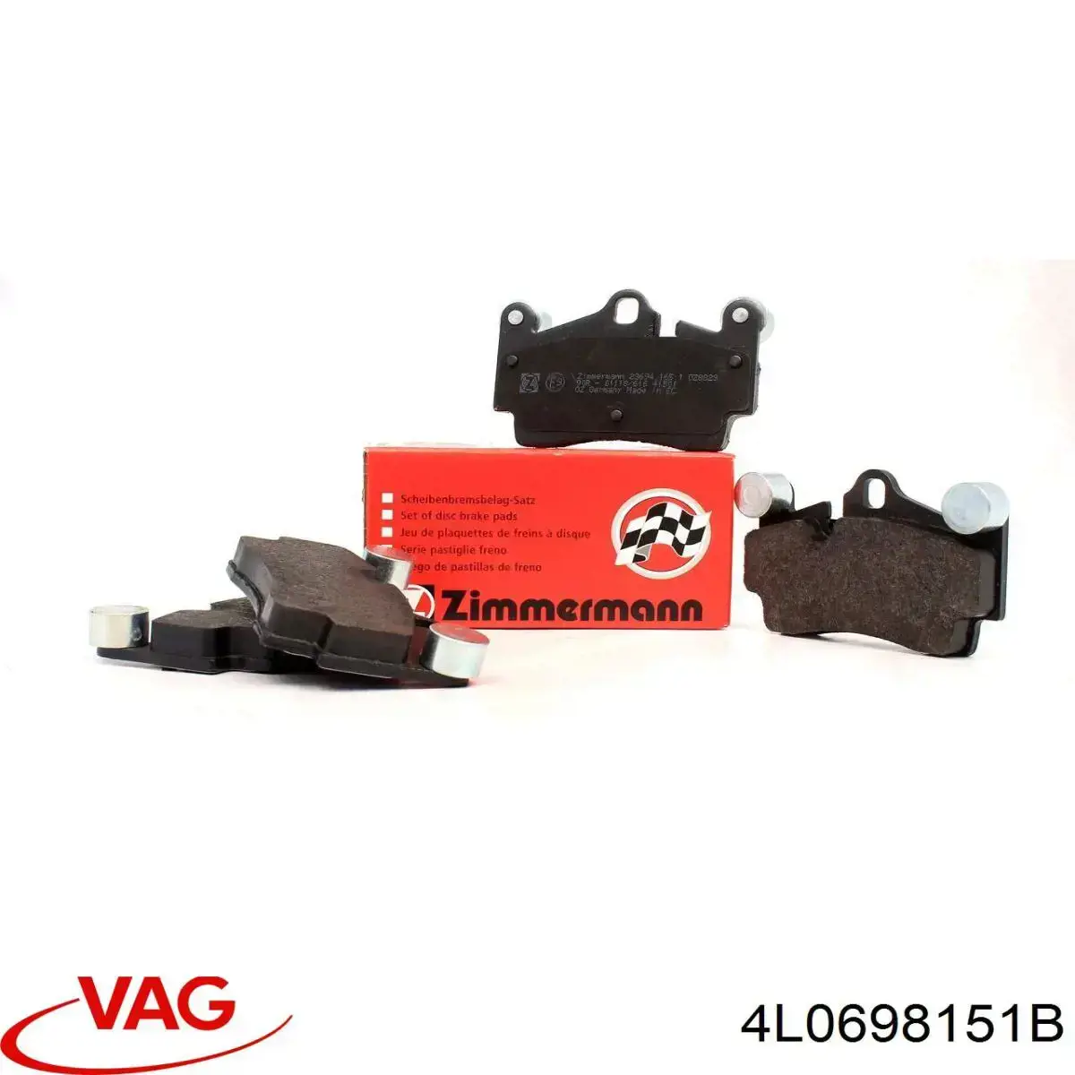 Pastillas de freno delanteras VAG 4L0698151B
