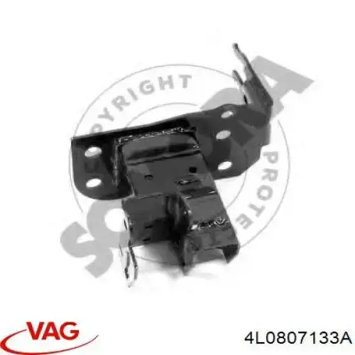 Soporte del refuerzo del parachoques delantero VAG 4L0807133A precio, desde 53,03 EUR
