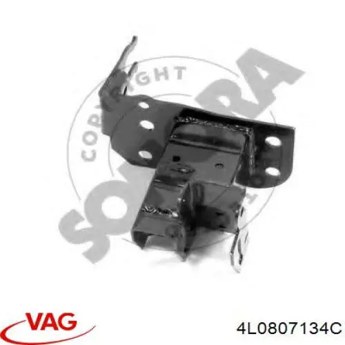 4L0807134C VAG Soporte del refuerzo del parachoques delantero