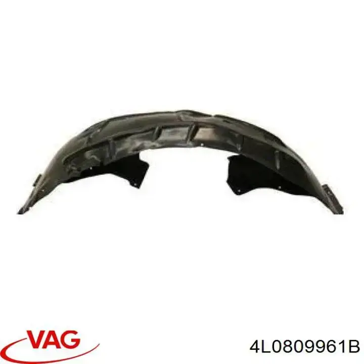 Comprar 4L0809961B VAG Guardalodos interior izquierdo, guardafango delantero