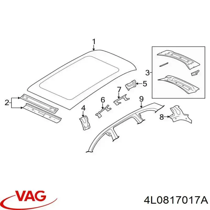 Techo de coche Audi Q7 (4L)