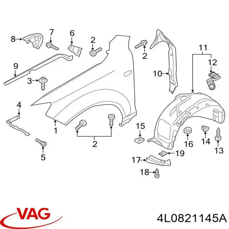 4L0821145A VAG