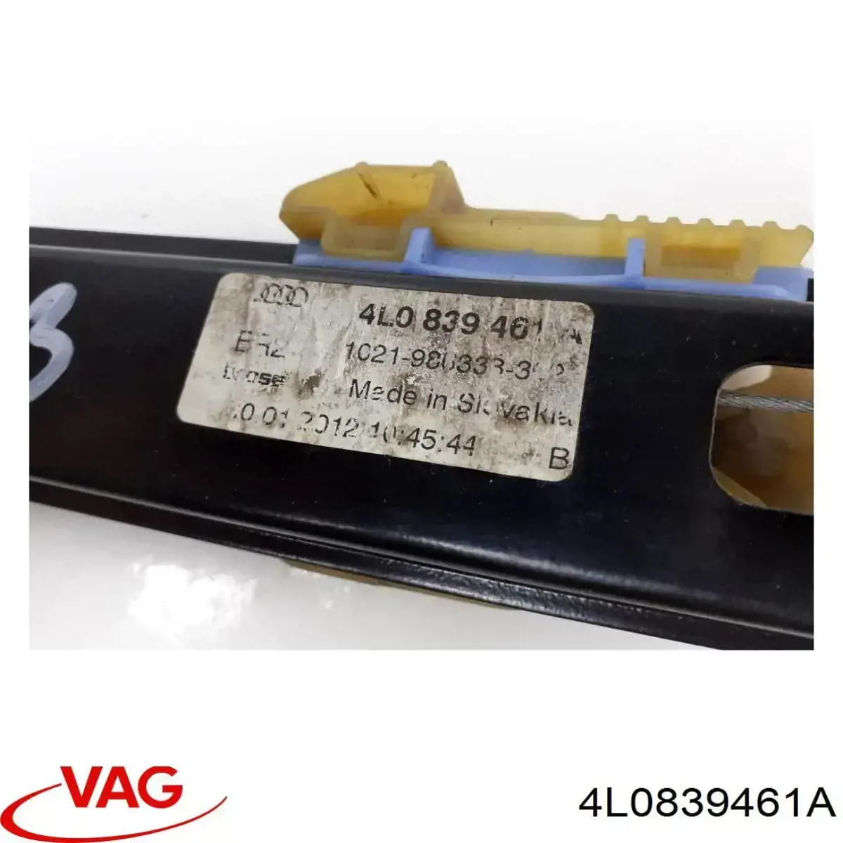 Mecanismo alzacristales, puerta trasera izquierda VALEO 851334