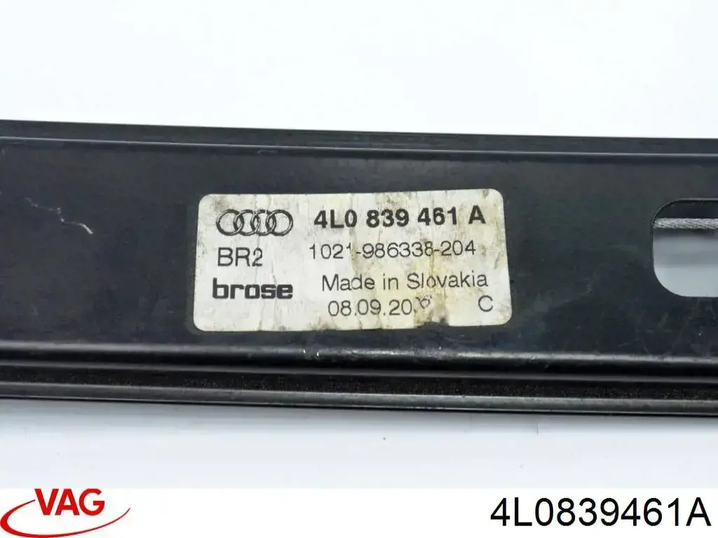 Mecanismo de elevalunas de la puerta trasera izquierda 851334 VALEO