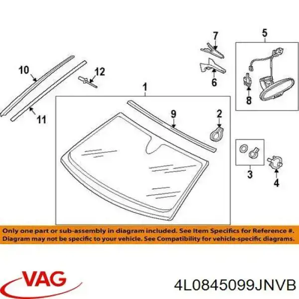Comprar 8588AGSGYMVW Sekurit Luna parabrisas