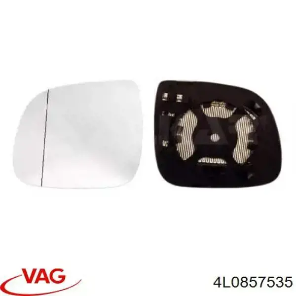Cristal de espejo retrovisor exterior izquierdo VAG 4L0857535 precio, desde 17,33 EUR