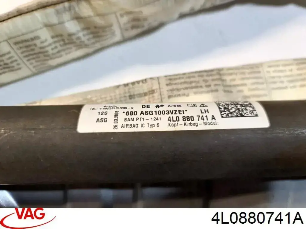 Comprar 4L0880741A VAG Airbag de cortina lateral izquierda