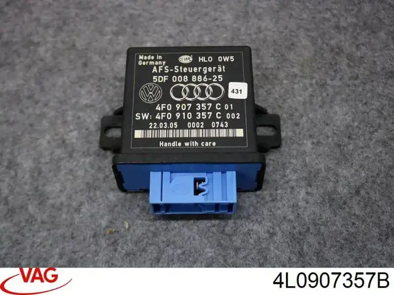 Comprar 4L0907357B VAG Módulo de control de luces de faros (ECU)