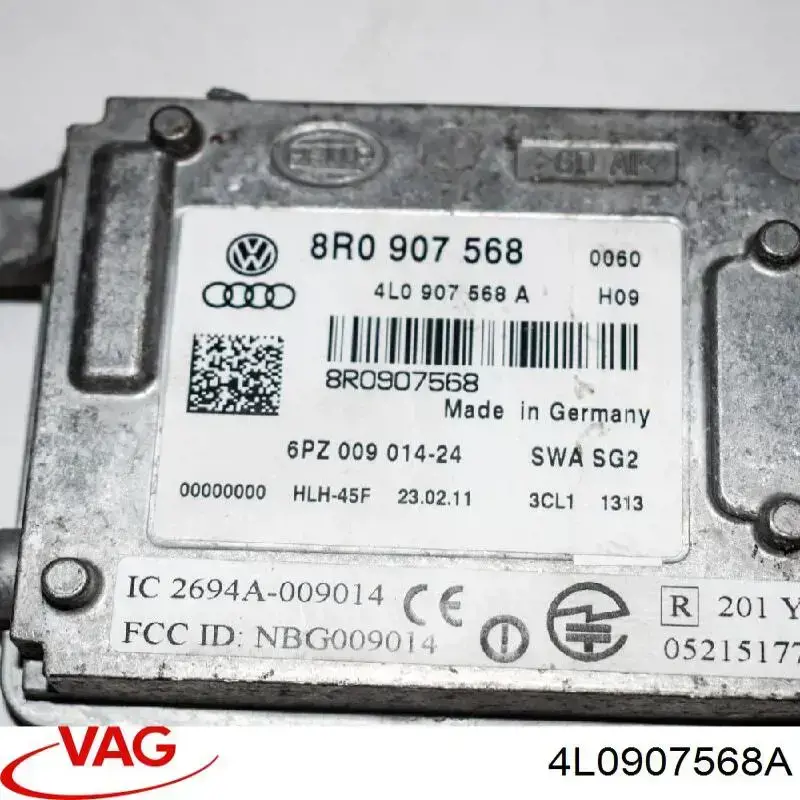 4L0907568A VAG Radar de cambio de carril